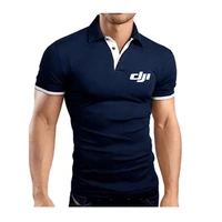 mens high quality short sleeve polo shirt business shirt casual lapel t shirt fashion print large size knit dji2022 new product
