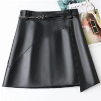 2022 autumn and winter new fashion high waist a line skirt irregular skirt j6
