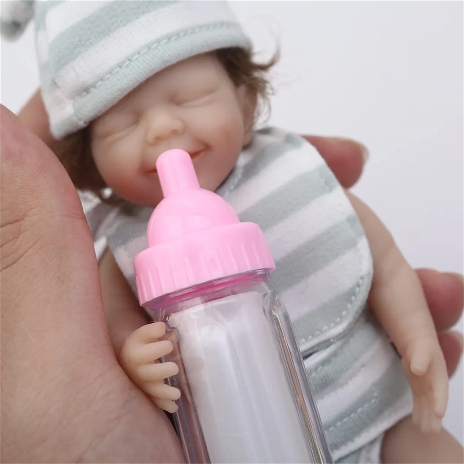 

Reborn Baby Dolls 6 Inch Miniature Reborn Baby Dolls Vinyl Newborn Baby Doll Tiny Baby Doll With Clothes And Feeding Accessories