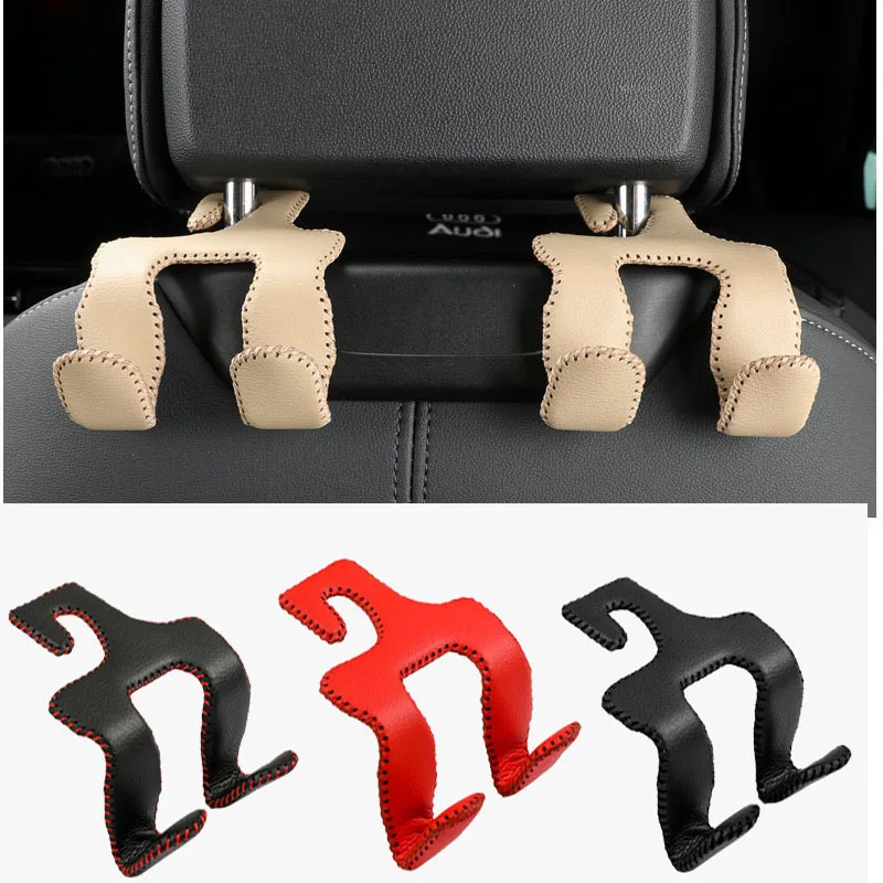 

2 в 1 крючок для заднего сиденья автомобиля, новый крючок для кожаного сиденья, крючок для спинки автомобильного сиденья, скрытый многофункц...