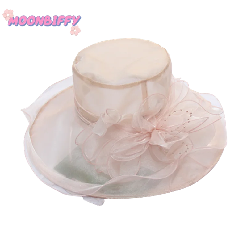 

Шляпа Женская Солнцезащитная Складная с сеткой, из органзы