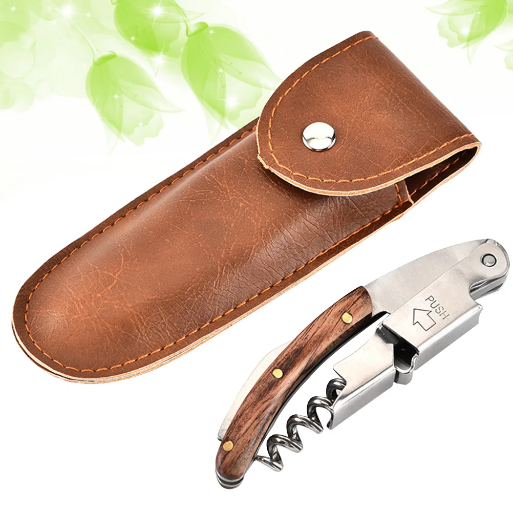 

Opener Corkscrew Bottle Cork Key Screw Manual Stainless Steel Capwaiter Remover Waiters