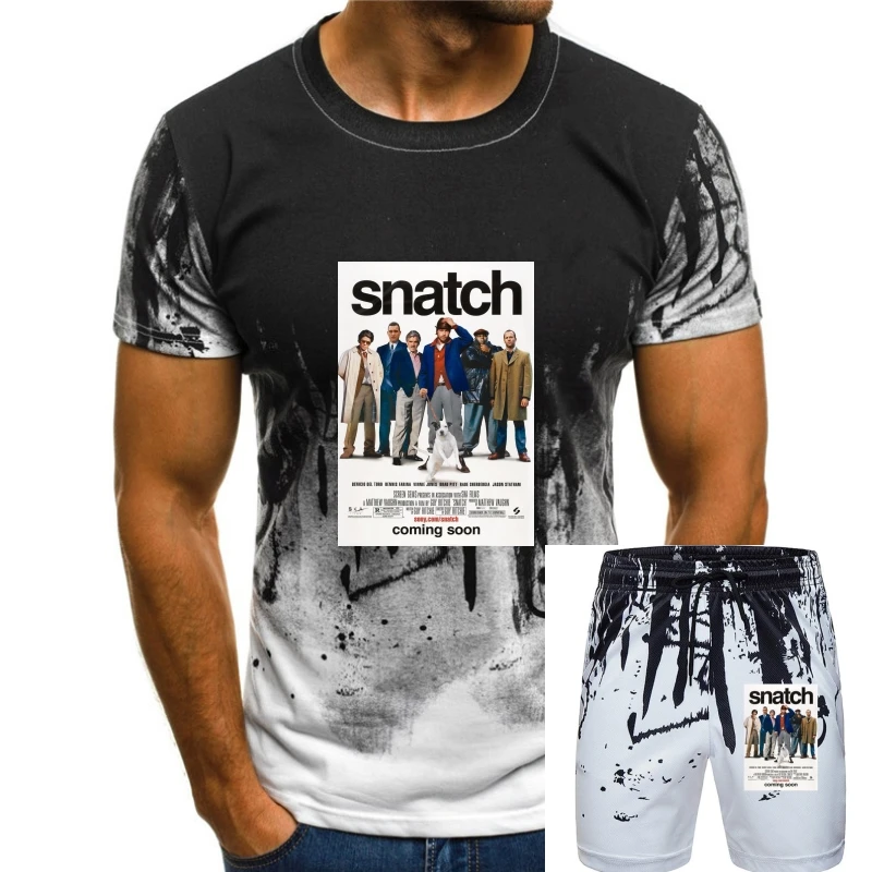 

New Snatch Comedy Classic Movie Poster Men'S T-Shirt Size S-2Xl Top Christmas Gifts Tee Shirt