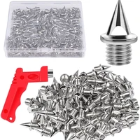 120pc 14inch stainless steel track and cross country spike golf shoe spike with spike wrench replacement spike