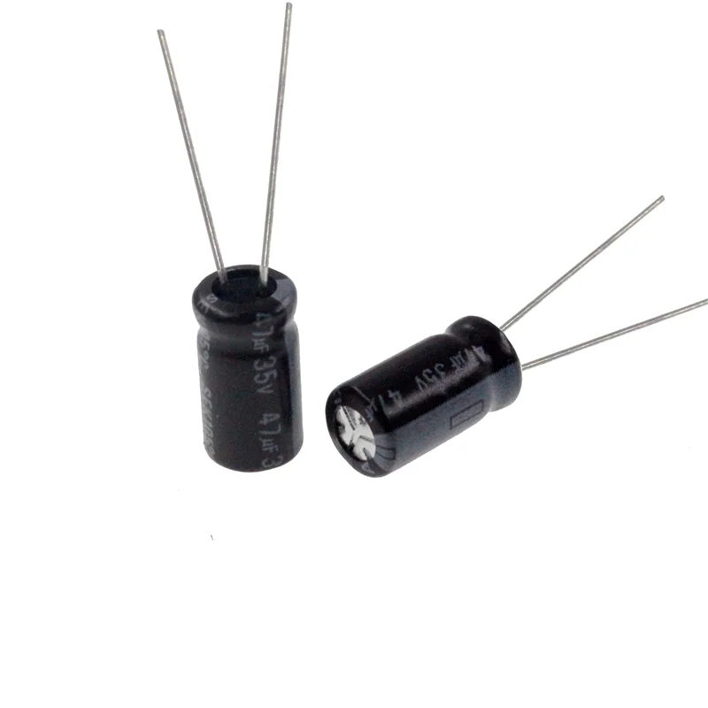 

20pcs 47uF 35V 47MFD 35Volt 5*11mm Aluminum Electrolytic Capacitor Radial 47mf35v 47uf35v 35v47mf 35v47uf