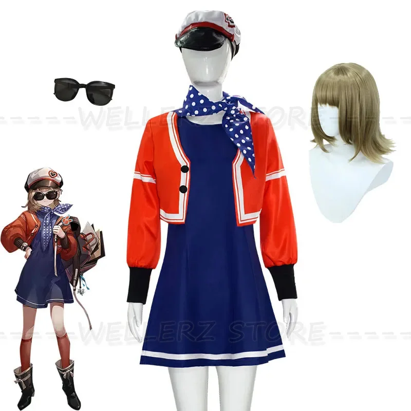 

Game Reverse:1999 Cosplay Regulus Wig Women Cute Dresses Suit Jackets Halloween Uniforms Cosplay Custom For Girl A44