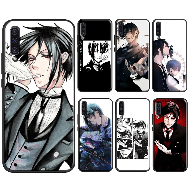 Себастьян Блэк Батлер Kuroshitsuji чехол для Samsung Galaxy A72 A52 A42 A32 A22 A12 A50 A70 A41 A51 A71 A21S A52S Fundas -