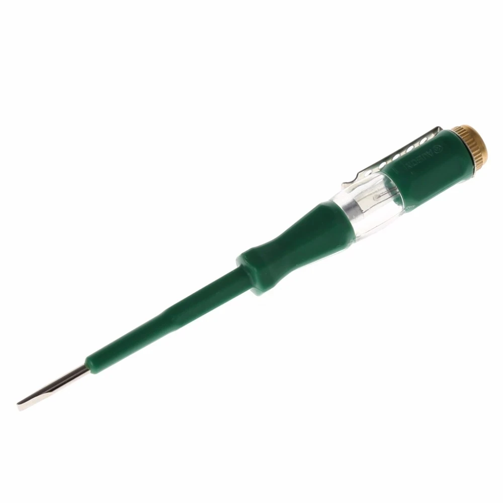 

Hanging Test Pen Portable Flat Screwdriver Electric Tool Hand Tools LED Voltage Tester Multipurpose 100-500V Circuit Test Pen