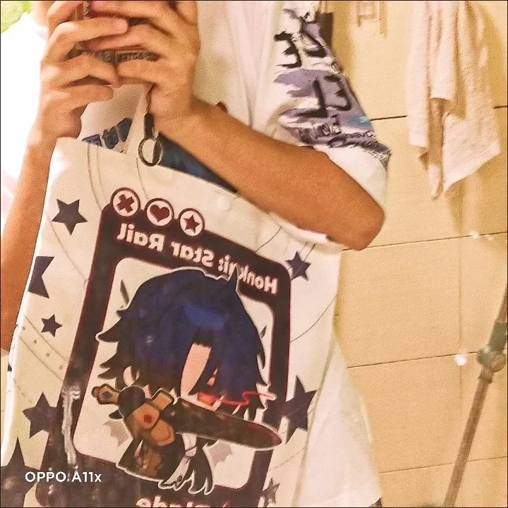 Лидер продаж Honkai:Star Rail Imbibitor Lunae Blade Холщовая Сумка Женская сумка через плечо 3D для