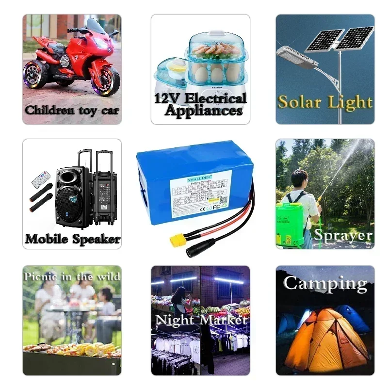 12 В 14 Ач 32700 Lifepo4 аккумулятор 4S2P со сбалансированным BMS 30 А одинаковый порт зарядка