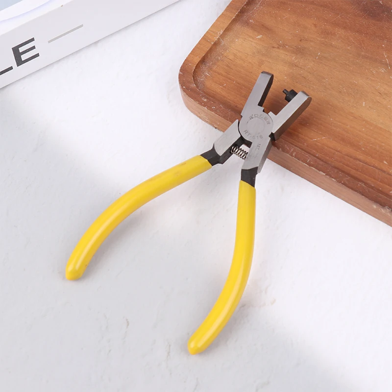 

14cm Universal Hand Leather Strap Watch Band Belt Punching Tool Punch Plier Leather Hole Puncher Leathercraft Eye Puncher Tools