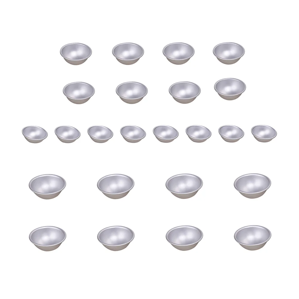 

Ball Baking Cake Molds Sphere 3D Pan Salt Tart Semi Fondant Soap Pans Cupcake Making Egg Metal Set Hemispheres Dessert Circle