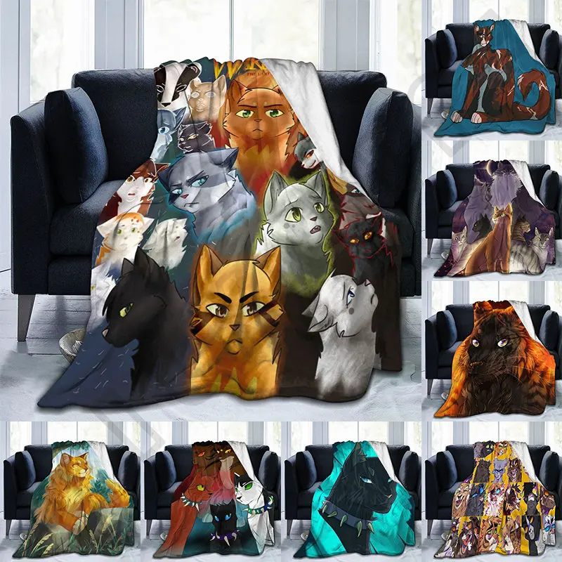 

Cats Design Blanket Cartoon Cats Printed Blanket 50x40 for Boys Teens Winter Ultra-Soft Micro Warm Bedroom Flannel Throw Blanket