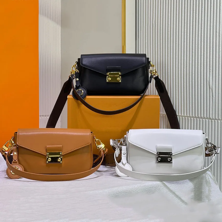 

2022 Pochette Metis Bag Luxurys Leather Handbag Women Messenger Shoulder Bags Crossbody Shopping Tote Fashion Wallet with Box