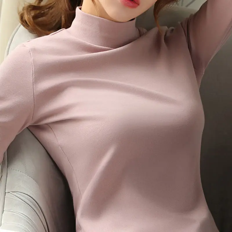 

Топы, тонкая футболка, Женская облегающая высокоэластичная футболка, одежда, Женская Однотонная футболка, топы, женская модная повседневна...