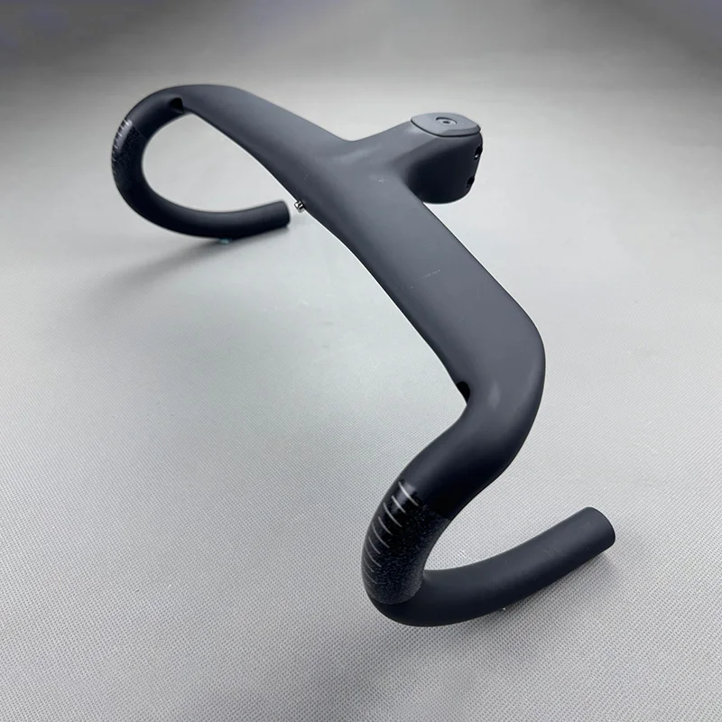 Фото Велосипедный руль TMAEX SL8 Black Logo для шоссейных велосипедов, с бесплатным креплением, аксессуары для велосипедов, руль Di2 28,6 мм №3