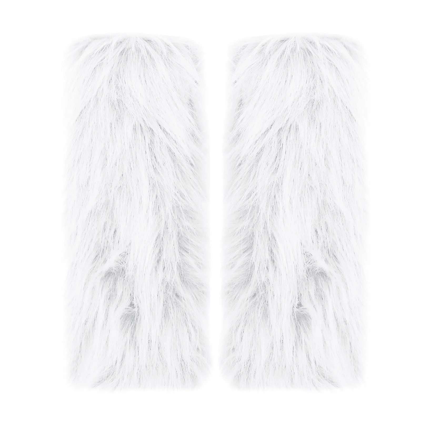 Faux Foot Covers Warm Furry Shoe Pile Socks Leg Stocking Hat for Men Silk Reflections Pantyhose Control Top