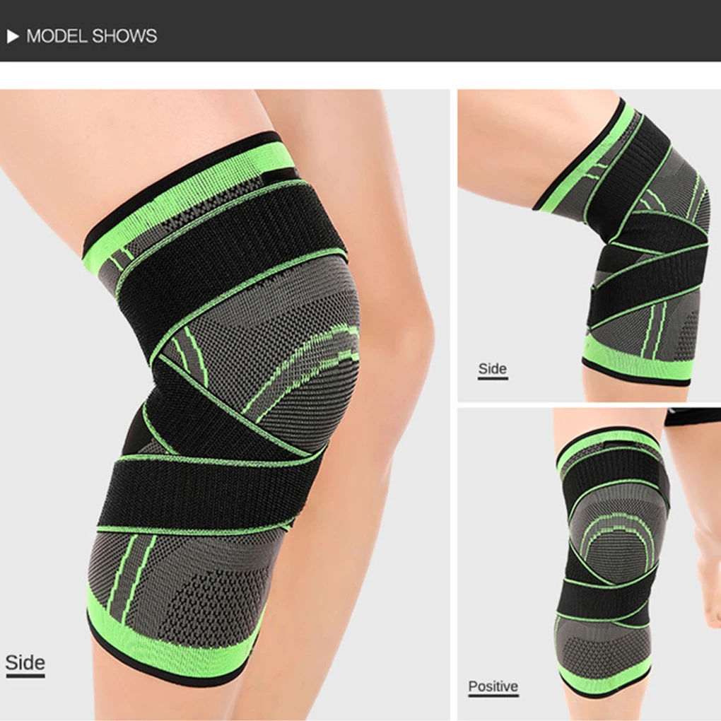 

Компрессионный наколенник для фитнеса и бега, XL, серый