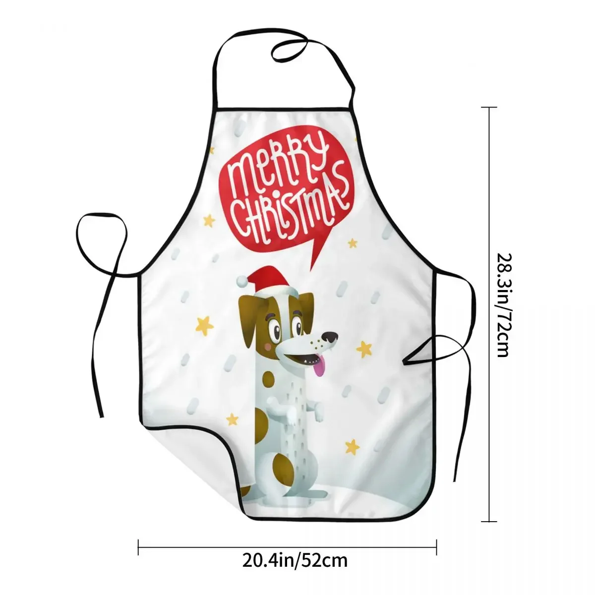 Рождественский фартук Джека Расселла терьера на заказ для мужчин и женщин