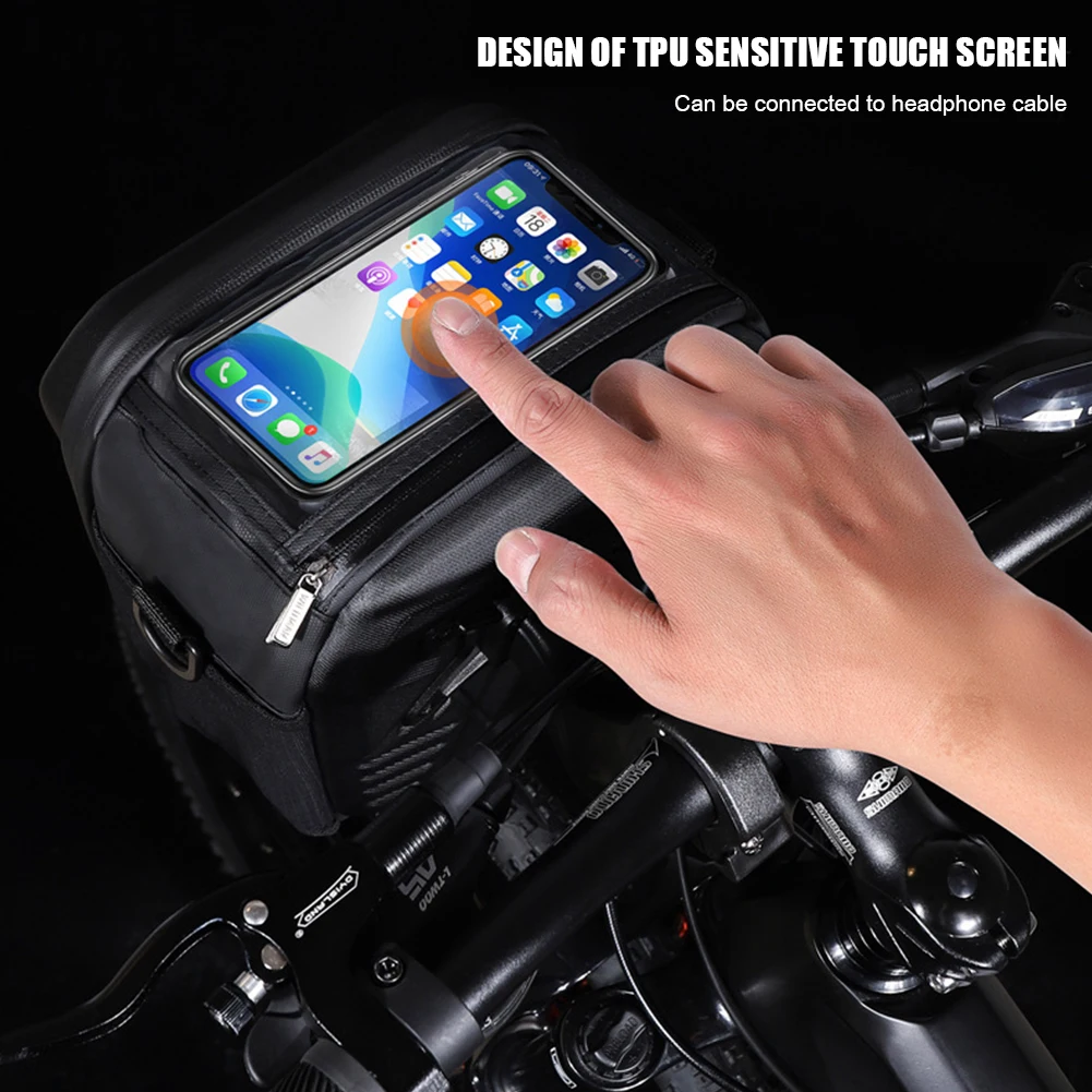 Сумка велосипедная на руль велосипеда с защитой от дождя | Спорт и развлечения