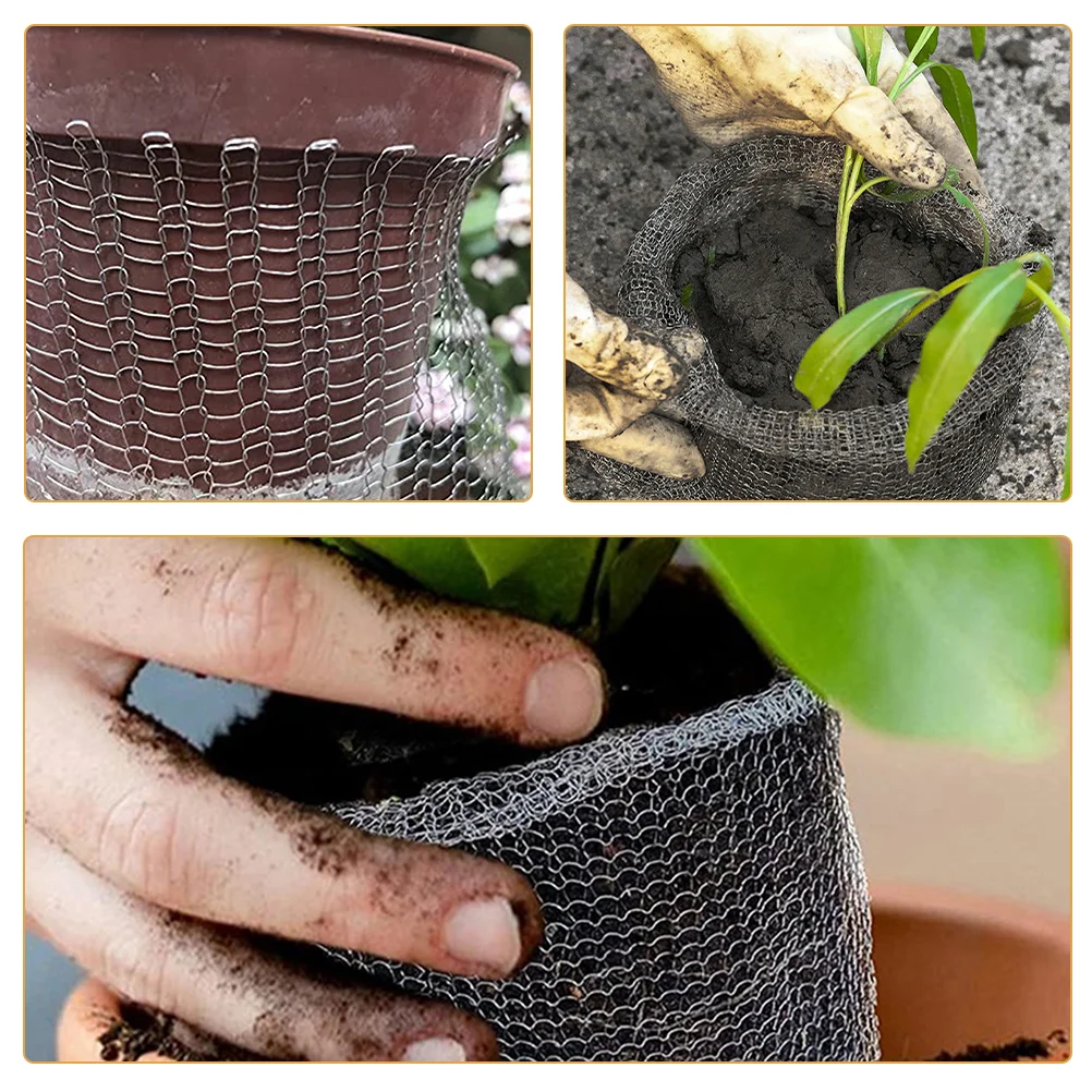 2 шт. сетчатая сумка для насекомых садовые растения корзины корней сетчатые