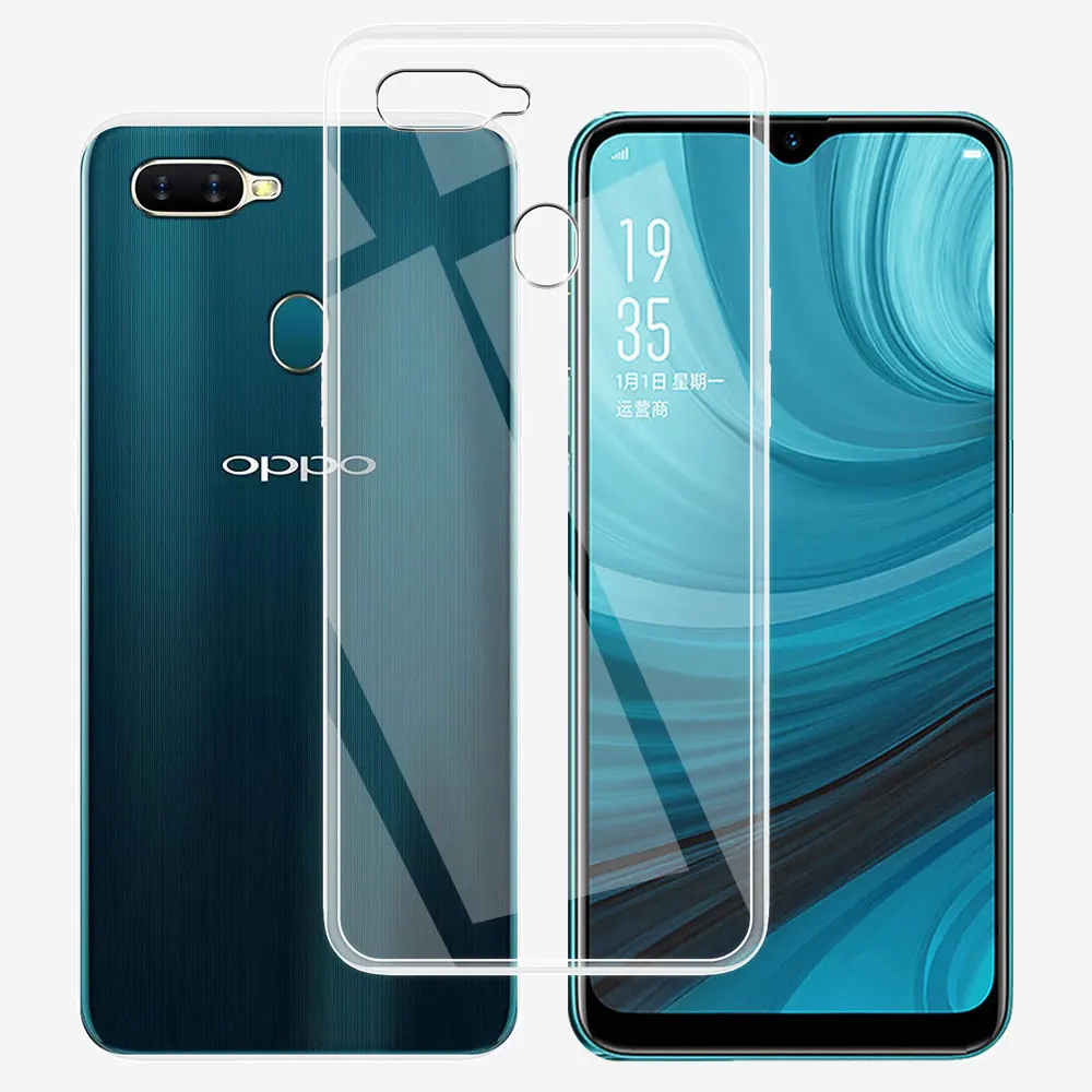 Для OPPO A12 чехол прозрачный силиконовый мягкий чехол для телефона из ТПУ для Oppo A12 OPPOA12 Funda для OPPO A 12 прозрачный чехол