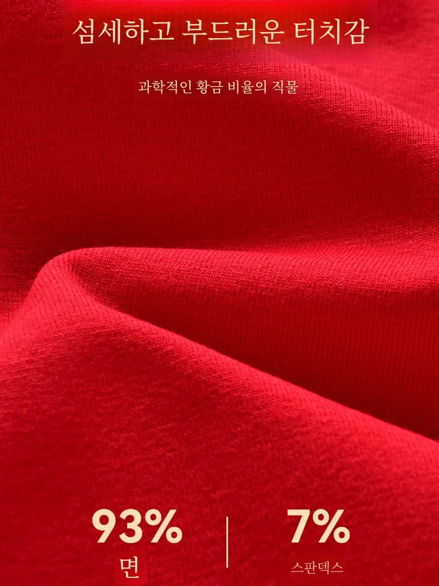 Подарочная коробка 2024 мужское нижнее белье Year of Fate красные боксеры со средней