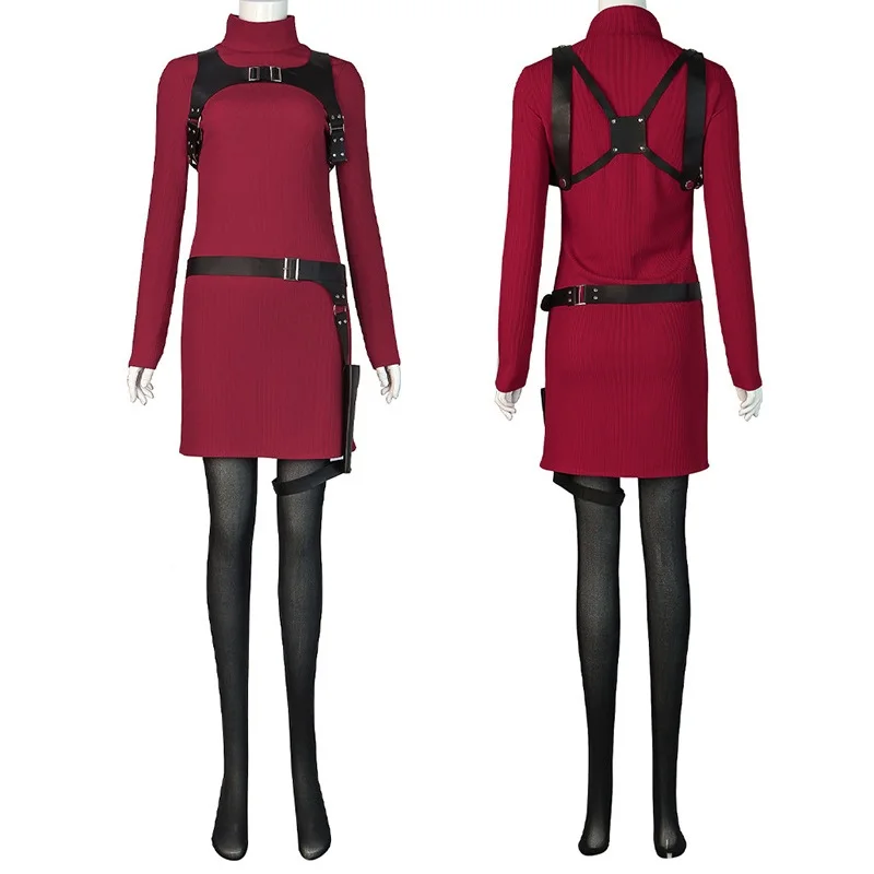 Женский красный костюм для косплея «Адавонг» | AliExpress
