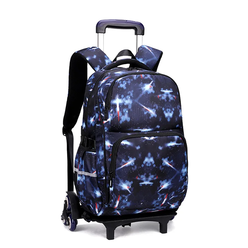 Trolley school backpack waterproof Children School Bags Boys Kids Trolley Backpacks Wheel Luggage bags Mochila Escolar Schoolbag