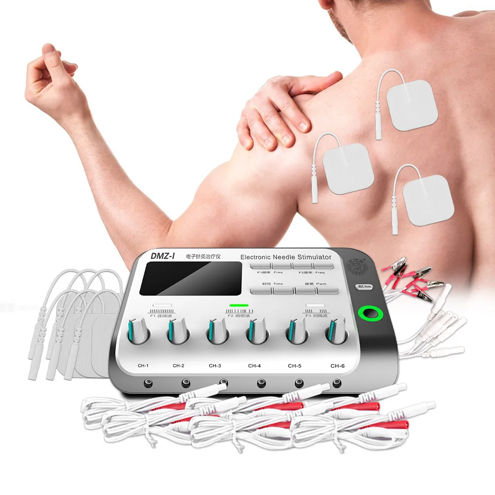 

Digital Electric Massager for Body Back and Neck TENS Electrode Pads Rehabilitation Assistance Pain Relief Massage Tool Home Use