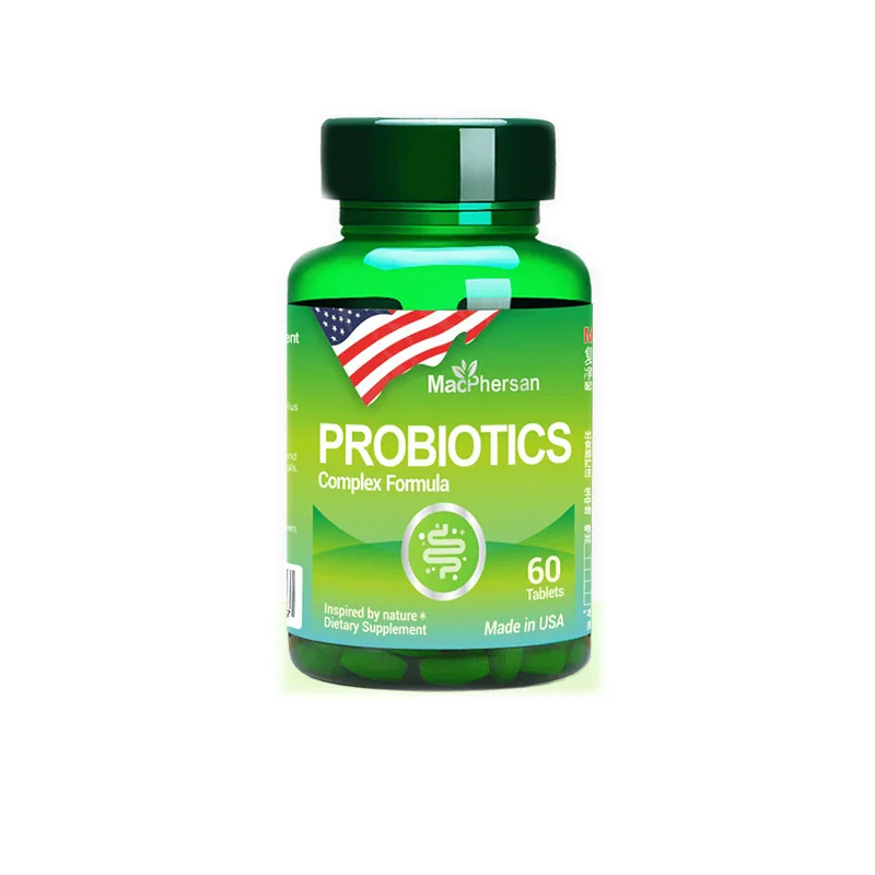 60 Capsules of Adult Compound Probiotics Adult Gastrointestinal Tract Adult Female Bifidobacteria Powder Prebiotics