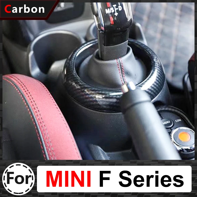

For MINI ONE Cooper S JCW F54 F55 F56 F57 F60 gear lever Base Decorative Ring Protection Sticker Interior Car Accessories