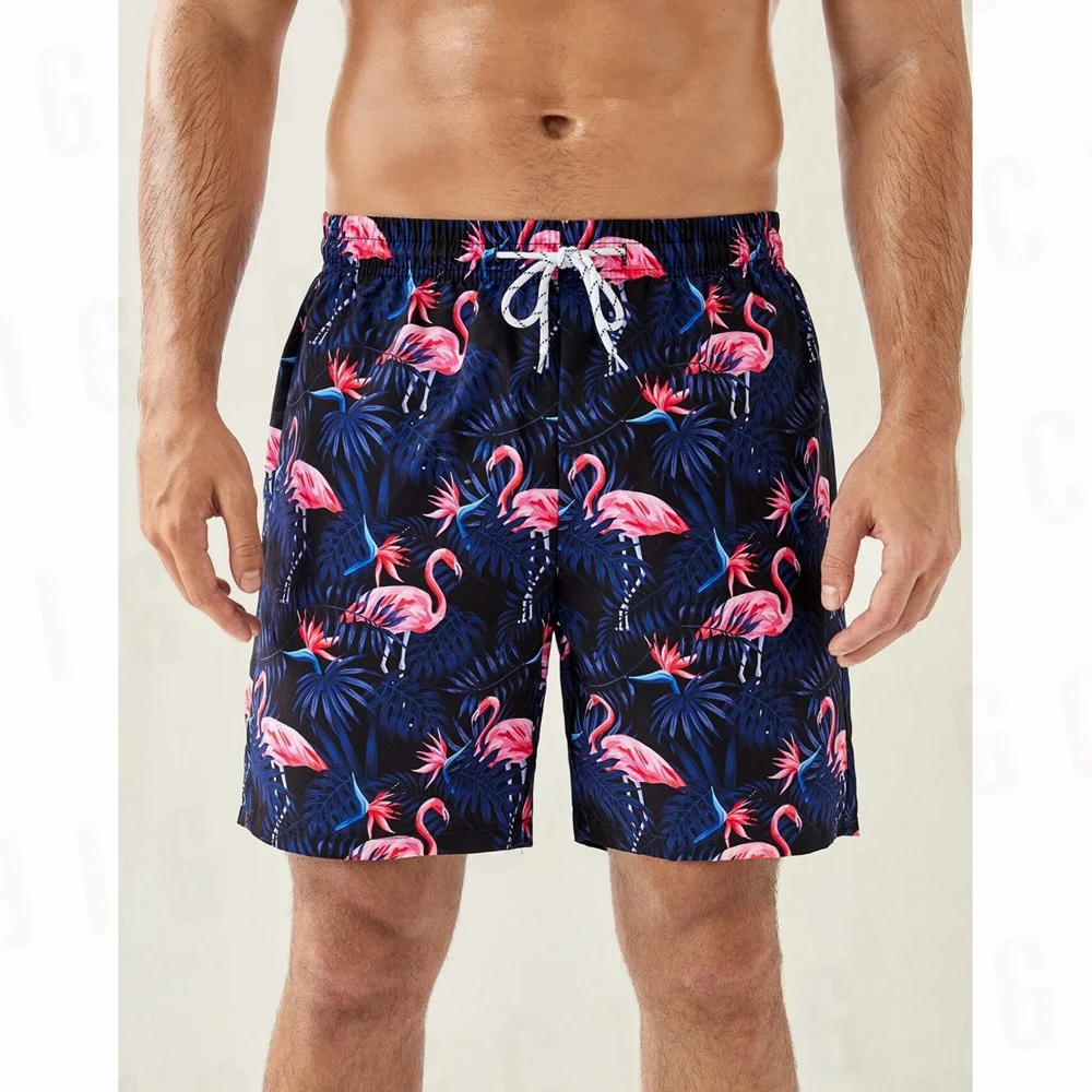 

2023 Men’s Summer Beach Swimming Pants Surf Shorts Quick Dry Trunks For Streetwear Clothing Running Sports Pants Swimsuit Short