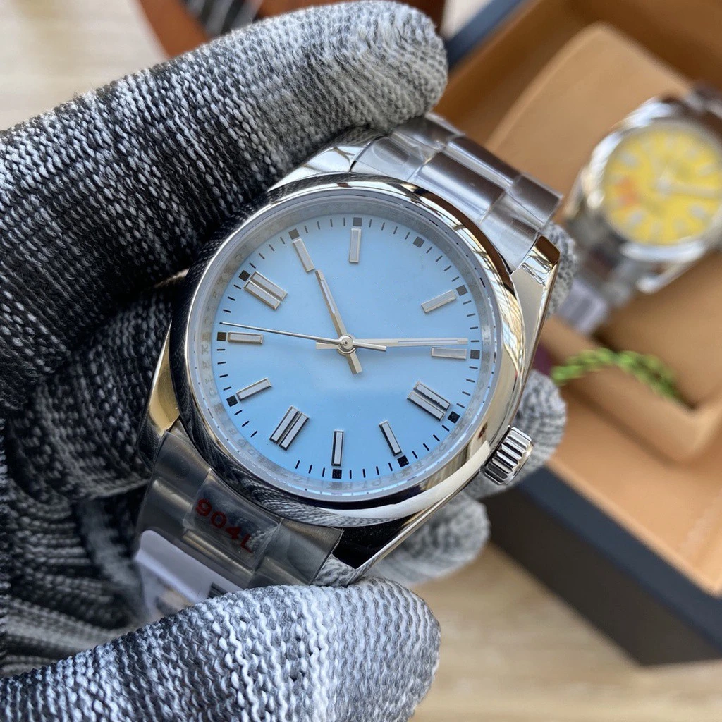 

Mechanical Automatic Movement 36mm Mens Watch Sapphire Glass Stainless Steel Bracelet