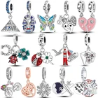 Бусина-Шарм голубь из серебра 2022 пробы для браслета Pandora