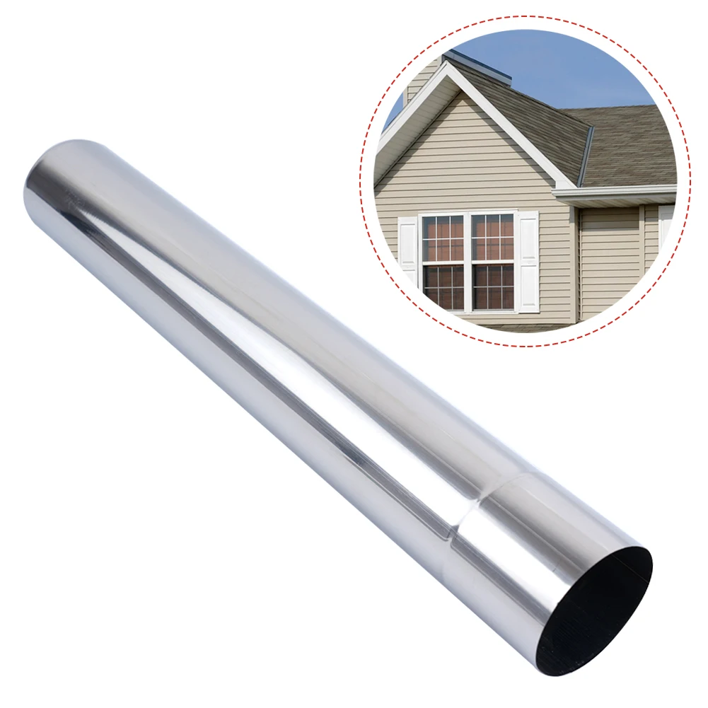 

30/40cm Stainless Steel Stove Pipe Chimney Flue Liner Rigid Multi Fuel 6cm Diameter Gas Water Heater Exhaust Pipe