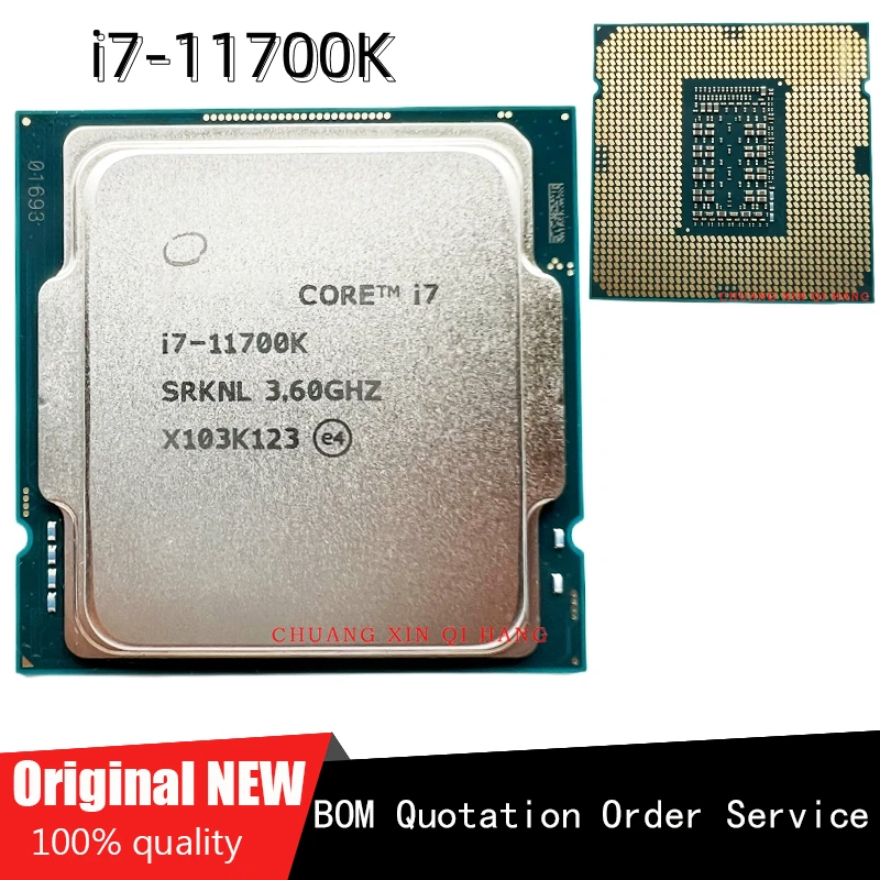 

Used for I7 11700K i7-11700K 3.6 GHz Eight-Core 16-Thread CPU Processor L3=16M 125W LGA 1200