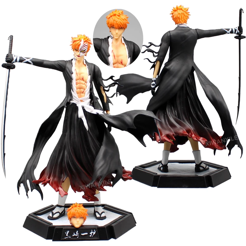 

31cm BLEACH Kurosaki Ichigo Anime Figure Toshiro Hitsugaya Action Figure 991 Ichigo Kurosaki Figurine Collectible Model Doll Toy