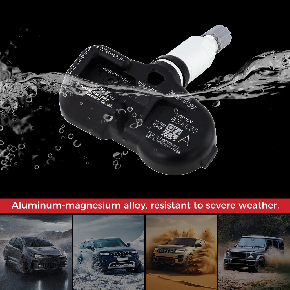 Фото Датчик давления в шинах PMV-C811 для Infiniti EX35 FX37 FX50 M56 Q40 QX70 NISSAN 370Z LEAF TPMS 315 МГц 40700-1LA0E 40700-1LA0C №2