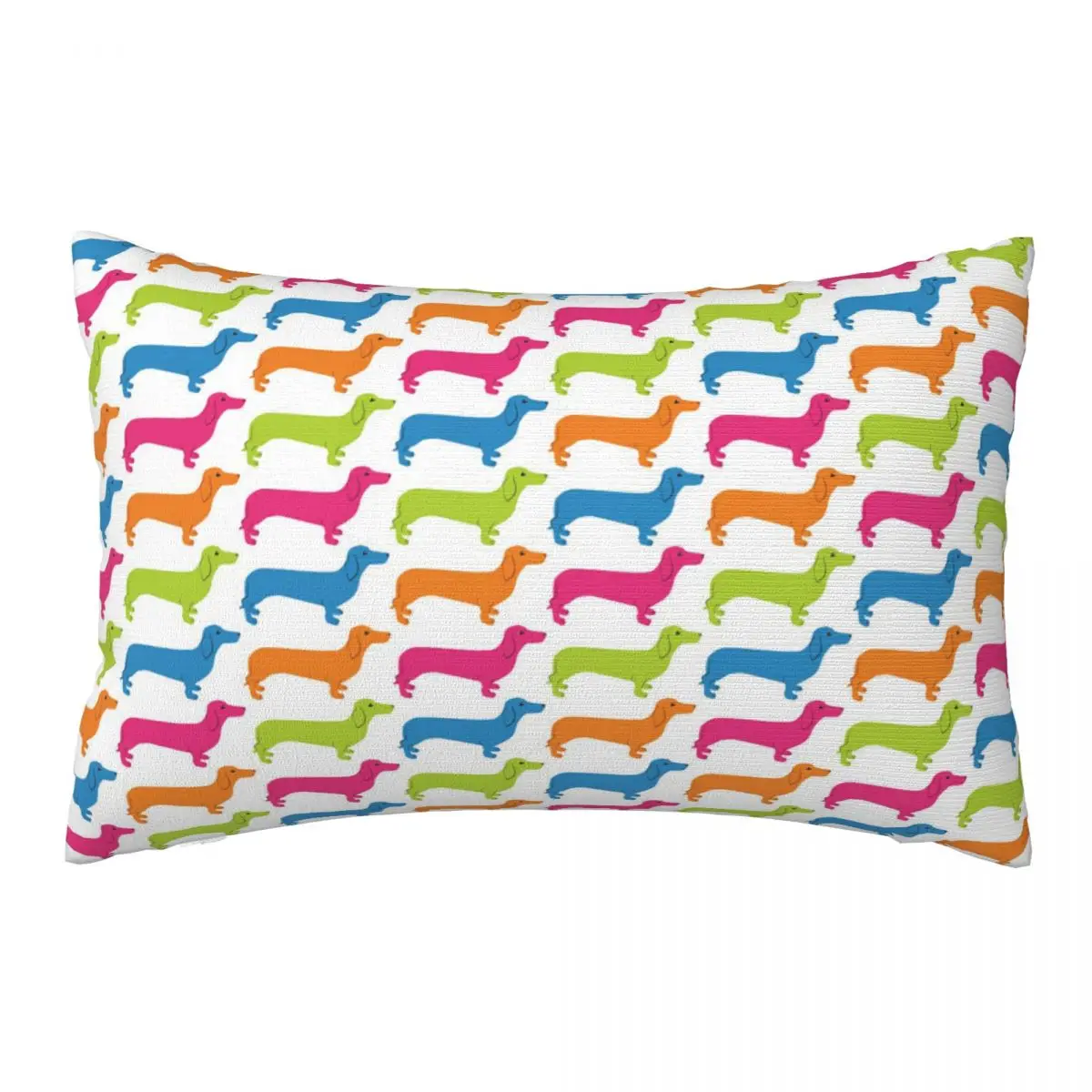 

Dachshund Of Various Colors Decorative Pillow Covers Throw Pillow Cover Home Pillows Shells Cushion Cover Zippered Pillowcase