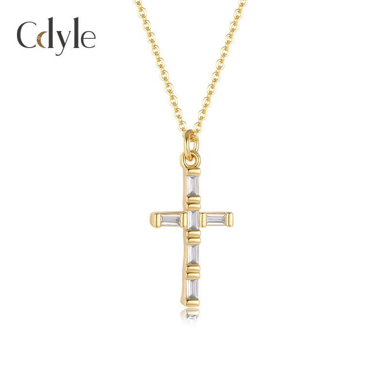 

Jewelry New Necklace Women's Cross-Border Fashion All-Match Cross Pendant Necklace Clavicle Chain