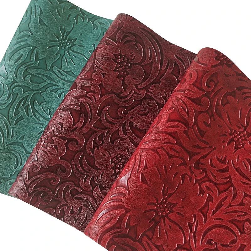 

1.37*3m Vintage Carved Embossed Faux Leather Fabric, Synthetic Leather Fabric, Making DIY Clothing Accessories/Cover Materials