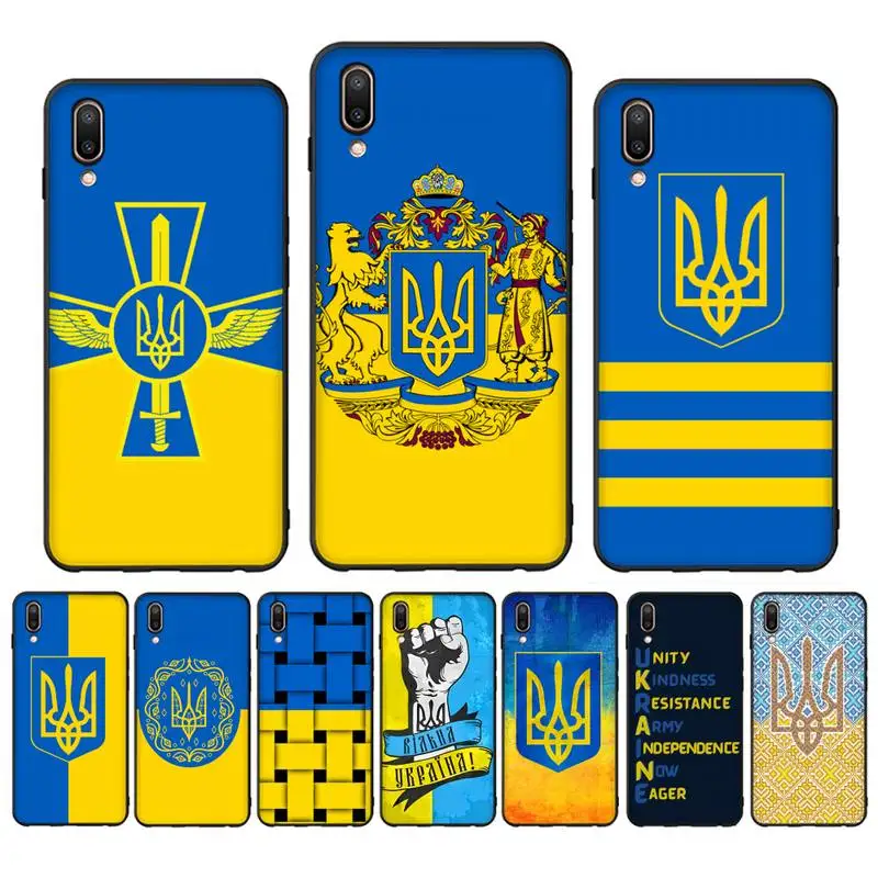 

Ukraine Flag Phone Case Case For Oppo Reno Realme C3 6Pro Cover For vivo Y91C Y17 Y19 Funda Capa