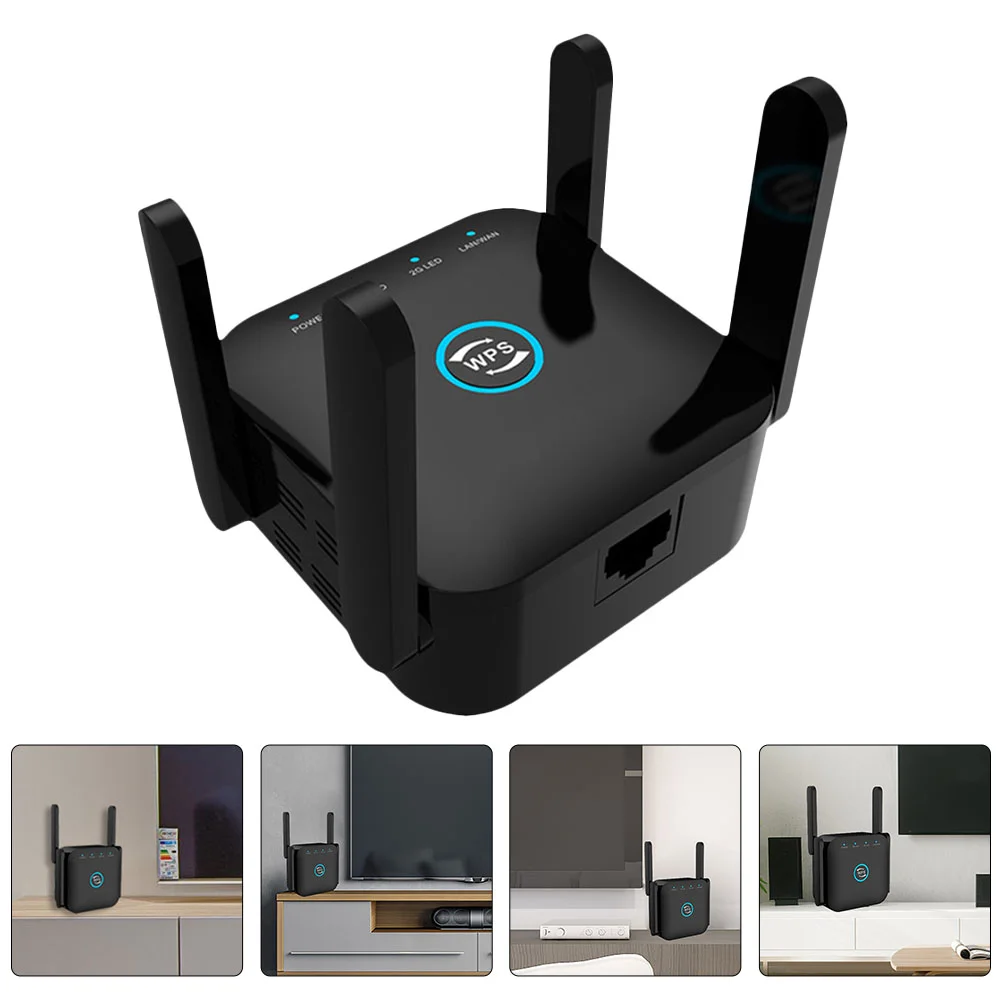

Practical 1200M Wireless Repeater WIFI Wireless Signal Amplifier with US Plug