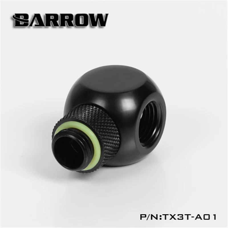 Удлинитель Barrow TX3T-A01 G1 / 4 дюйма X3, вращающийся 3-полосный кубический адаптер, сиденье, водяное охлаждение, аксессуары для компьютера