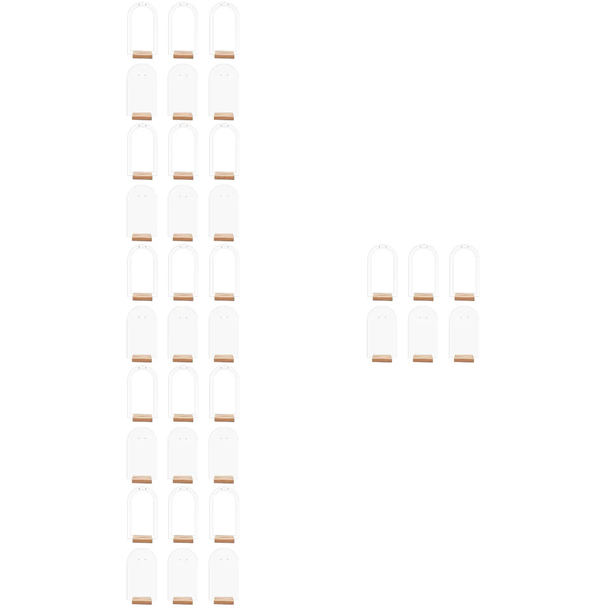 

36 шт., органайзеры для сережек и повязок на голову