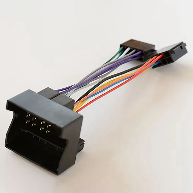 2X автомобильный радиоприемник ISO-адаптер кабель переключателя для Opel Astra H Corsa C