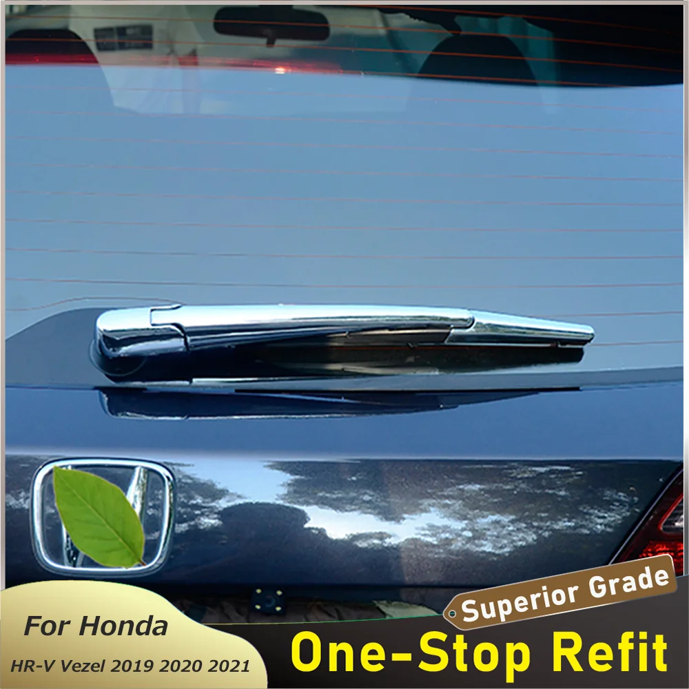 

2019 2020 2021 для Honda HR-V HRV Vezel ABS Chrome Задняя Крышка стеклоочистителя, отделочные полосы, молдинг, украшение