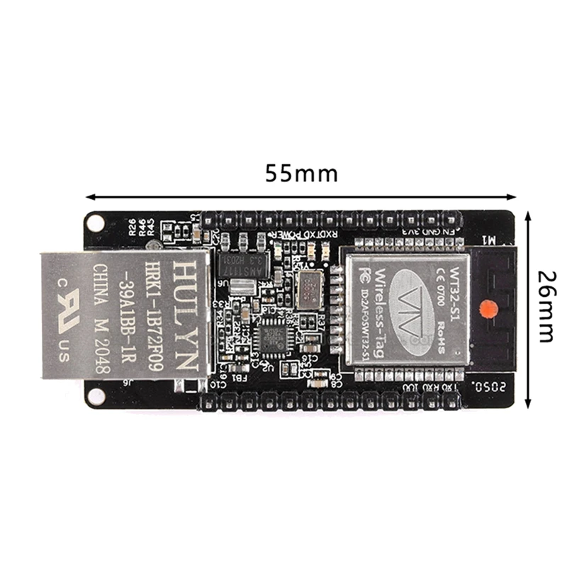 WT32-ETH01 Встроенный последовательный порт сети Ethernet Bluetooth WIFI Комбинированный шлюз