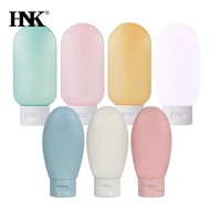 silicone travel bottles 60ml empty squeeze travel containers leakproof refillable for shampoo conditioner lotion